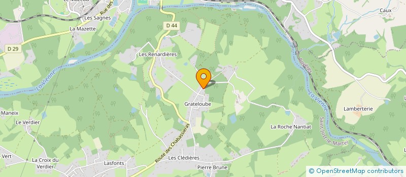 localisation de l'entreprise SCI LBL1 à SAINT-JUST-LE-MARTEL