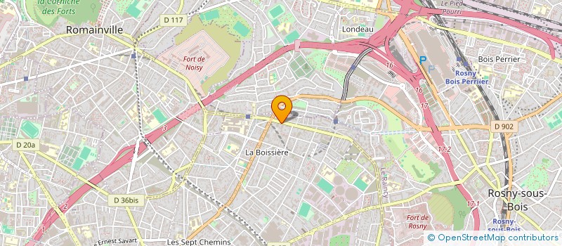 localisation de l'entreprise SCI LBLBLT  MONTREUIL