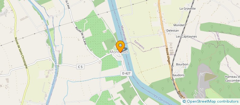 localisation de l'entreprise SCI LBM  BUZET-SUR-BAISE