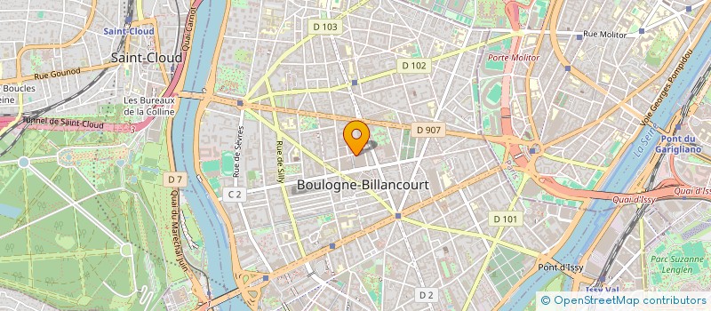 localisation de l'entreprise SCI LBM à BOULOGNE-BILLANCOURT