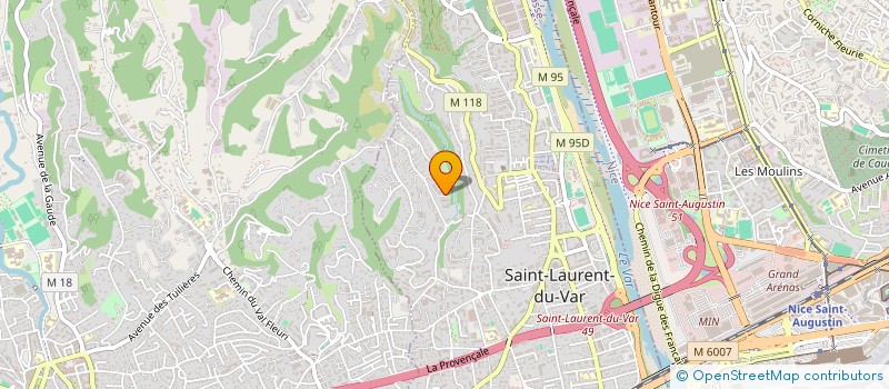 localisation de l'entreprise SCI LBMB  SAINT-LAURENT-DU-VAR