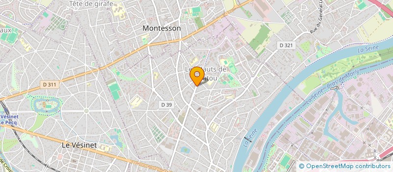 localisation de l'entreprise SCI LBNS  CHATOU