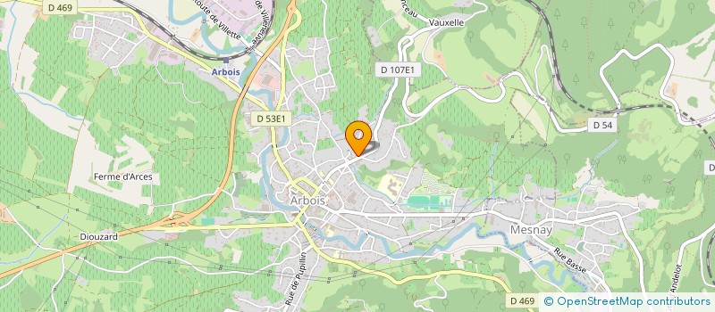 localisation de l'entreprise SCI-LBO  ARBOIS