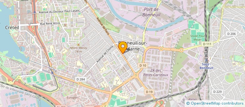 localisation de l'entreprise SCI LBONNEUILLOISE LIBERZALE à BONNEUIL-SUR-MARNE