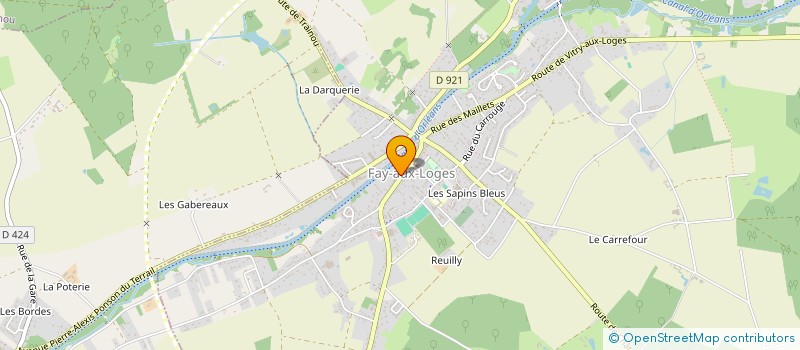 localisation de l'entreprise SCI LBP à FAY-AUX-LOGES