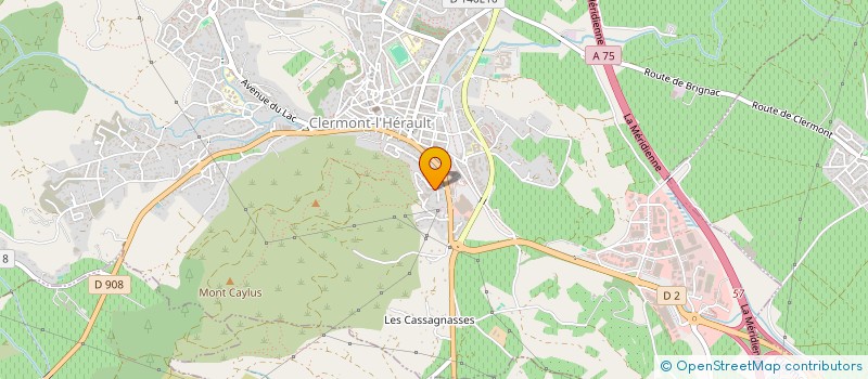 localisation de l'entreprise SCI LBP  CLERMONT-L'HERAULT