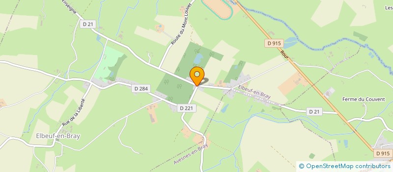 localisation de l'entreprise SCI LBRV  ELBEUF-EN-BRAY