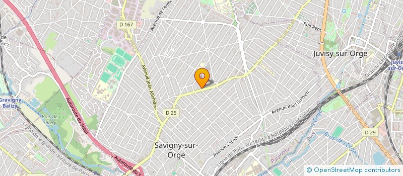 localisation de l'entreprise SCI LBSA  SAVIGNY-SUR-ORGE