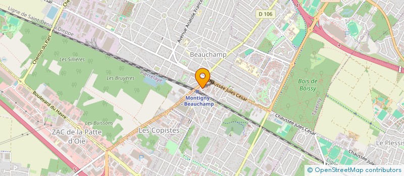 localisation de l'entreprise SCI LBT  BEAUCHAMP