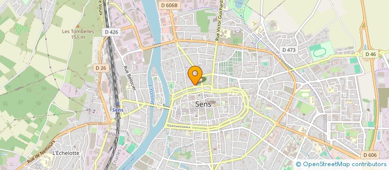 localisation de l'entreprise SCI LBT IMMO  SENS