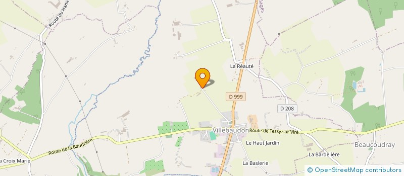 localisation de l'entreprise SCI LBV  VILLEBAUDON