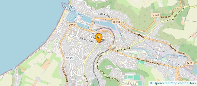 localisation de l'entreprise SCI LBV-TLI  FECAMP