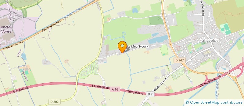 localisation de l'entreprise SCI LBZ  GHYVELDE