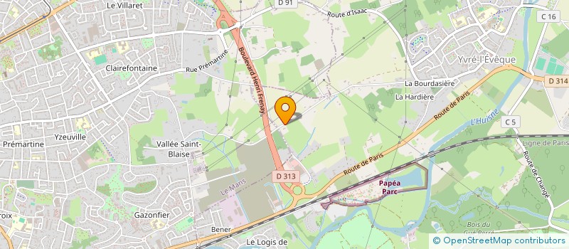 localisation de l'entreprise SCI LC 2 G  YVRE-L'EVEQUE