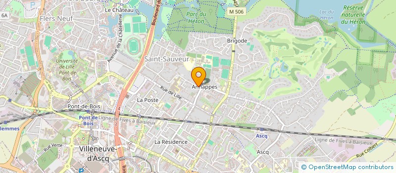 localisation de l'entreprise SCI LC à VILLENEUVE-D'ASCQ