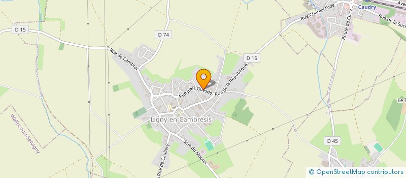 localisation de l'entreprise SCI LC  LIGNY-EN-CAMBRESIS