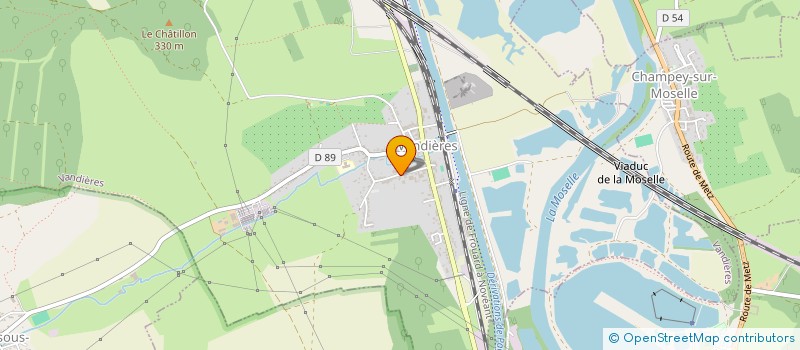 localisation de l'entreprise SCI LC  VANDIERES