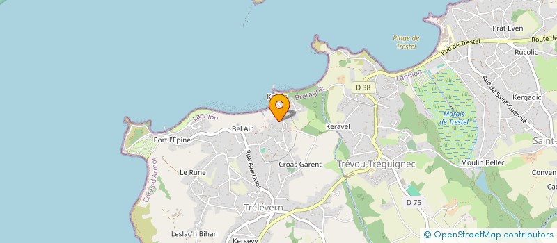 localisation de l'entreprise SCI LC  TRELEVERN