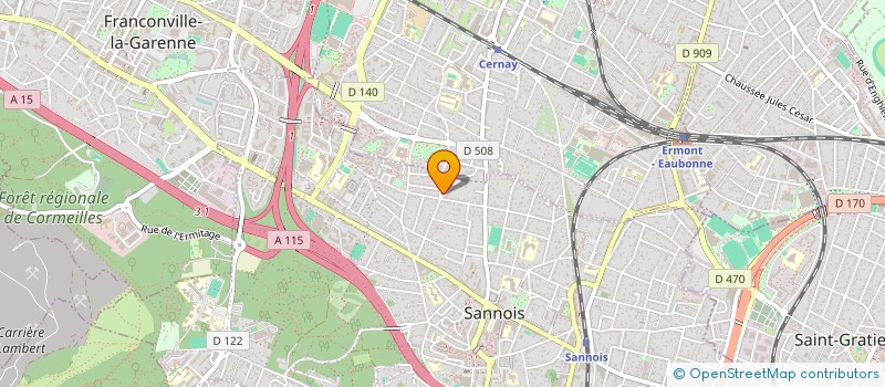 localisation de l'entreprise SCI LC  SANNOIS