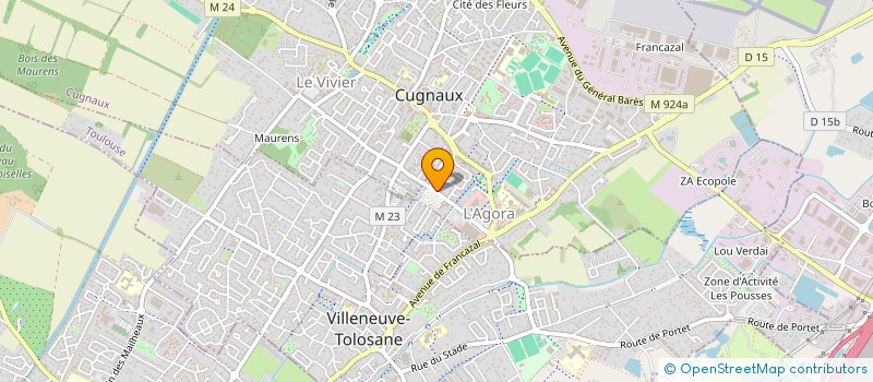 localisation de l'entreprise SCI LC IMMO  CUGNAUX