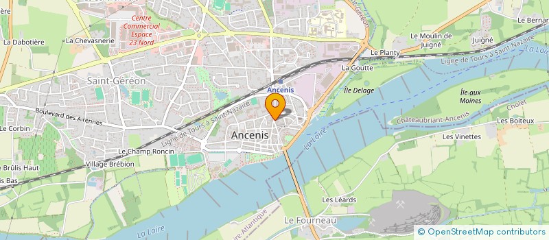 localisation de l'entreprise SCI LC IMMO  ANCENIS-SAINT-GEREON