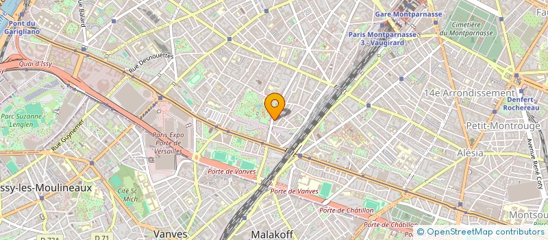 localisation de l'entreprise SCI LC INVEST à PARIS