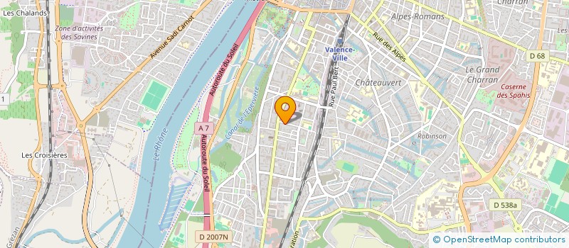 localisation de l'entreprise SCI LC INVEST  VALENCE