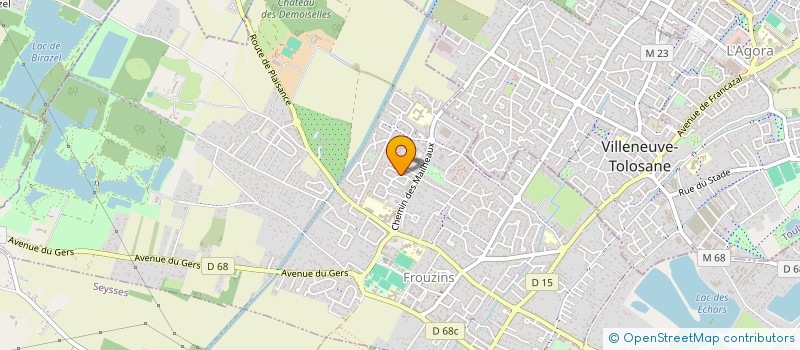 localisation de l'entreprise SCI LC&LD  FROUZINS