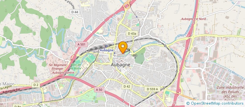 localisation de l'entreprise SCI LC.LK  AUBAGNE