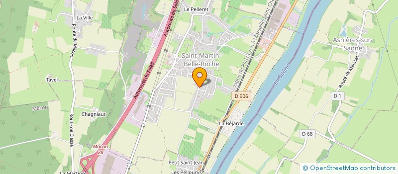 localisation de l'entreprise SCI LC & MHW  SAINT-MARTIN-BELLE-ROCHE