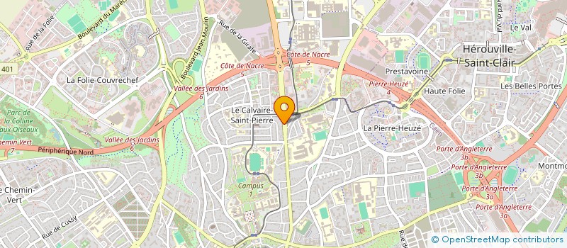 localisation de l'entreprise SCI LC PERICENTRE à CAEN