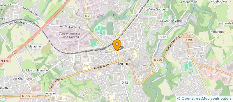 localisation de l'entreprise SCI LC2  DINAN