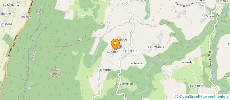 localisation de l'entreprise SCI LC2B  LOISIEUX