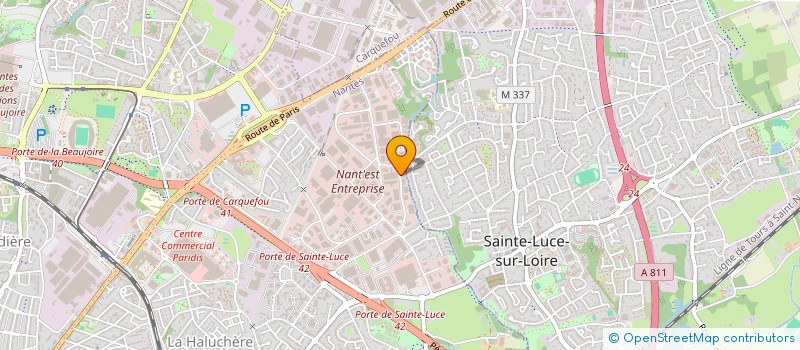 localisation de l'entreprise SCI LC2B  NANTES