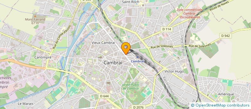 localisation de l'entreprise SCI LC2E  CAMBRAI