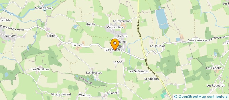 localisation de l'entreprise SCI LC2J à CHAVEYRIAT
