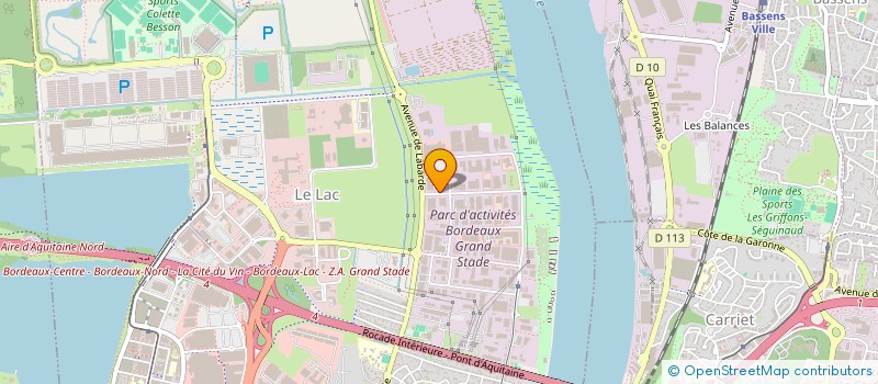 localisation de l'entreprise SCI LC2MR  BORDEAUX