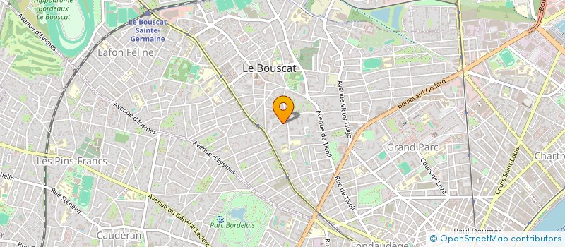 localisation de l'entreprise SCI LC3  LE BOUSCAT