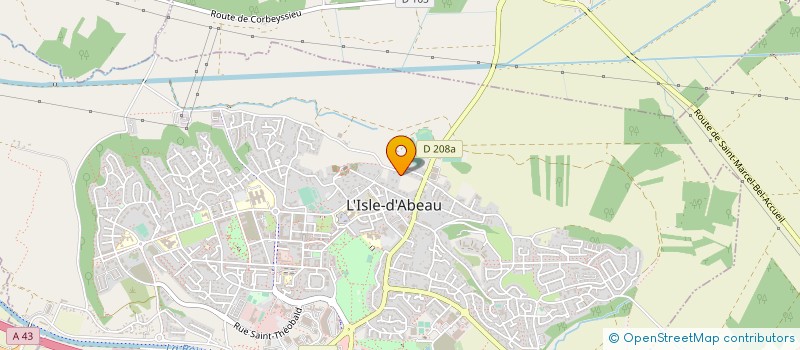 localisation de l'entreprise SCI LC3M  L'ISLE-D'ABEAU