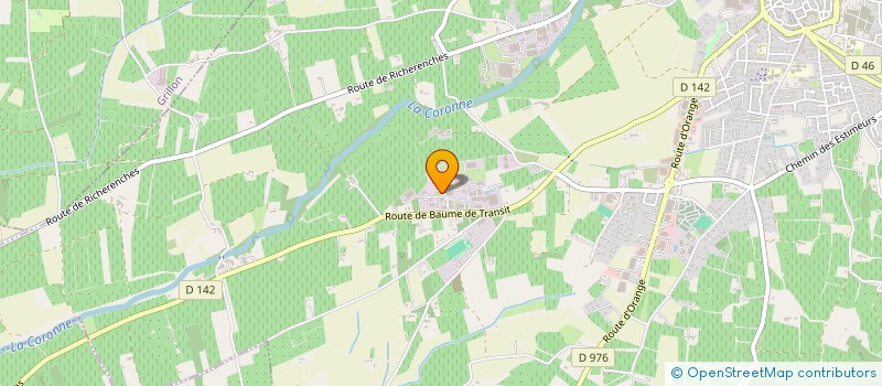 localisation de l'entreprise SCI LCA à VALREAS
