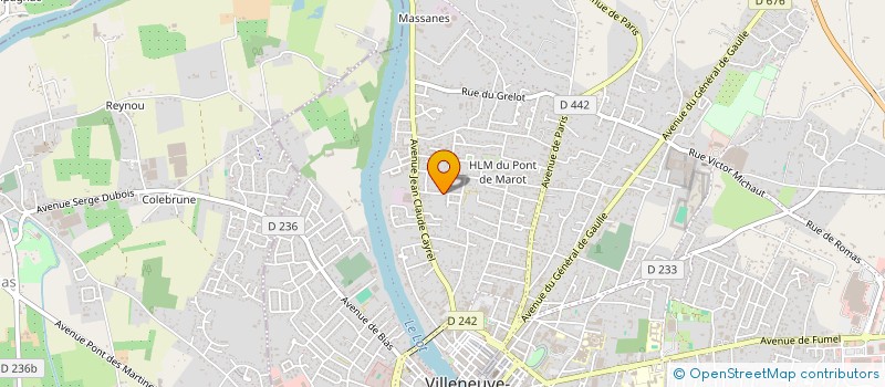 localisation de l'entreprise SCI LCA  BORDEAUX