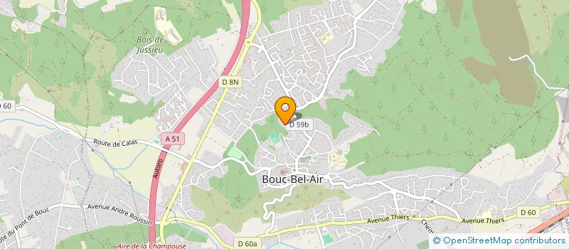 localisation de l'entreprise SCI LCA à BOUC-BEL-AIR