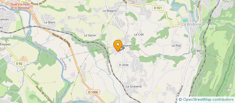 localisation de l'entreprise SCI LCA SANTE  SAINT-BERON