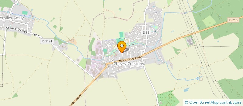 localisation de l'entreprise SCI LCAD  CHEVRY-COSSIGNY