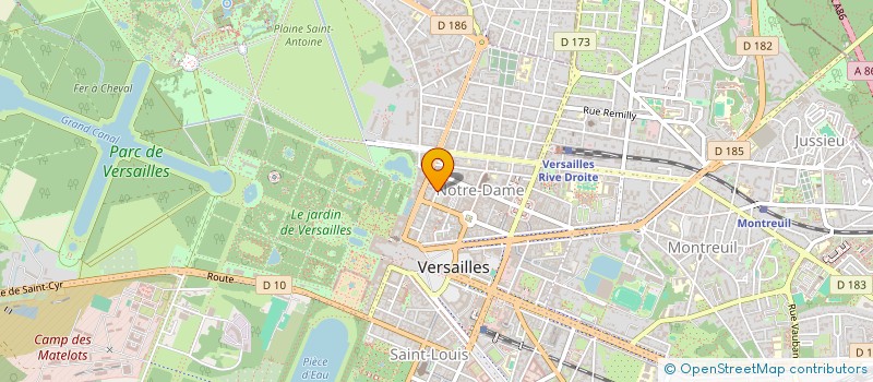 localisation de l'entreprise SCI LCB à VERSAILLES