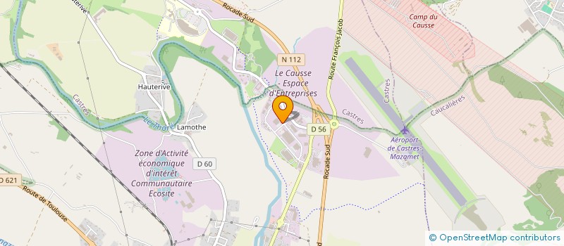 localisation de l'entreprise SCI LCB  LABRUGUIERE