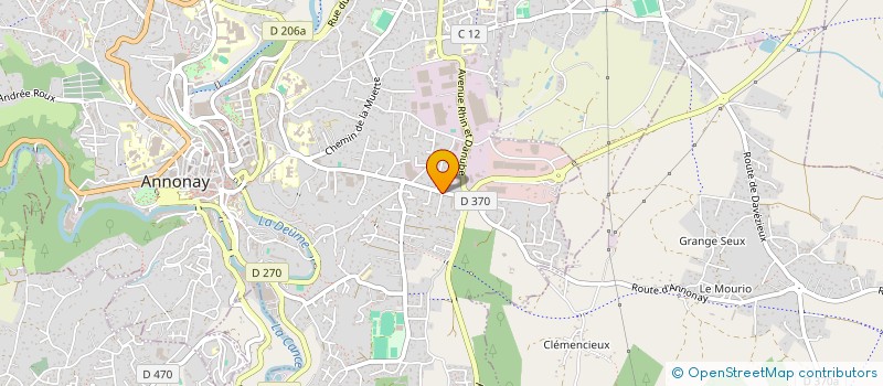 localisation de l'entreprise SCI LCB à ANNONAY