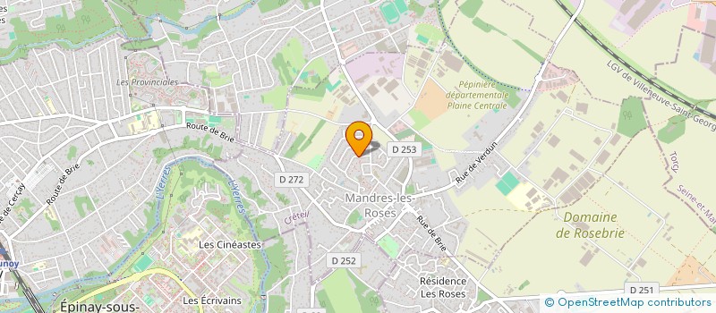 localisation de l'entreprise SCI LCB INVESTISSEMENT  MANDRES-LES-ROSES