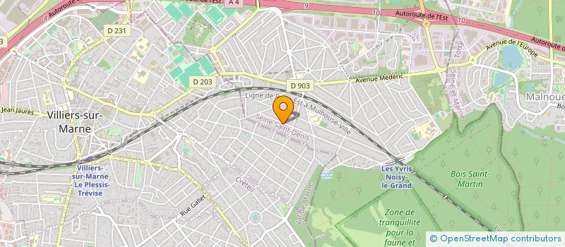 localisation de l'entreprise SCI LCBE  NOISY-LE-GRAND