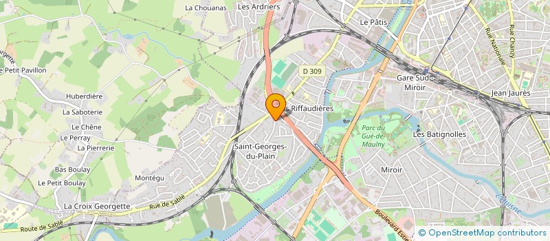 localisation de l'entreprise SCI LCC DU VERCORS  LE MANS